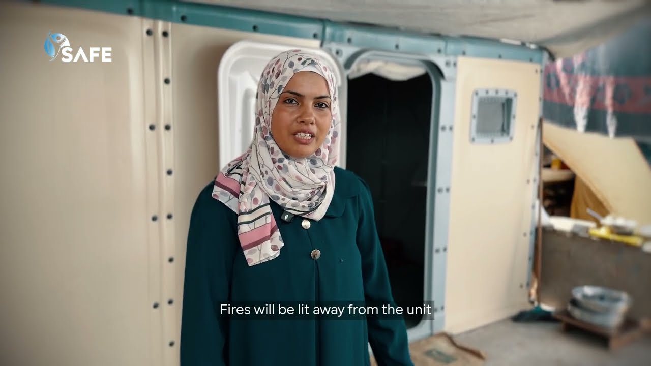 تعزيز العيش الآمن في وحدات الإسكان الإغاثية في غزة