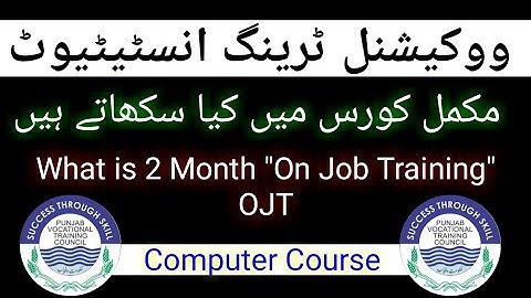 Computer course by vocatioanl |Scope of computer course| Vocational training institute courses