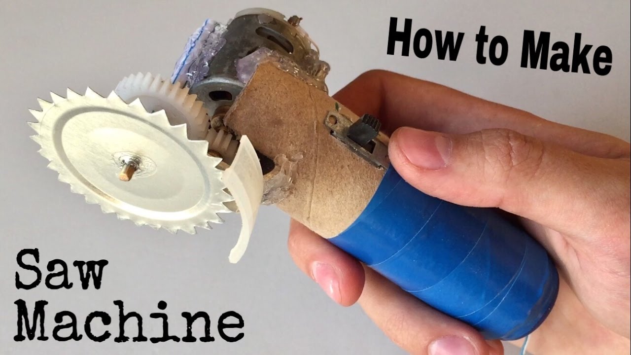 How to Make a Mini Saw Machine - Very Powerful and Simple - Tutorial 