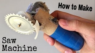 How to Make a Mini Saw Machine - Very Powerful and Simple - Tutorial