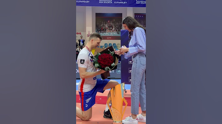 SHE SAID YESSS 💍 Mert Matic, kız arkadaşı İrem Yaman’a şampiyonluğun ardından evlenme teklifi etti.