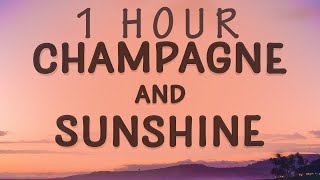 [ 1 HOUR ] PLVTINUM - Champagne and Sunshine (Lyrics) feat Tarro