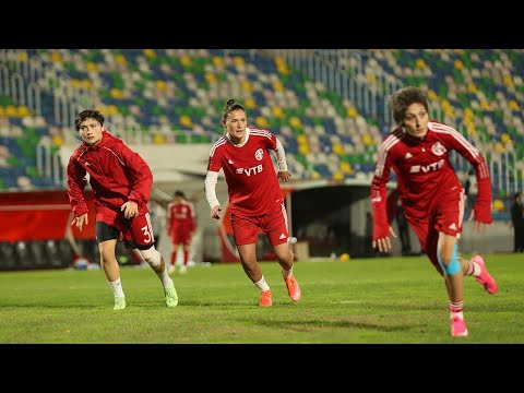 საქართველოს ქალთა ეროვნული ნაკრების ვარჯიში ფინეთთან მატჩამდე