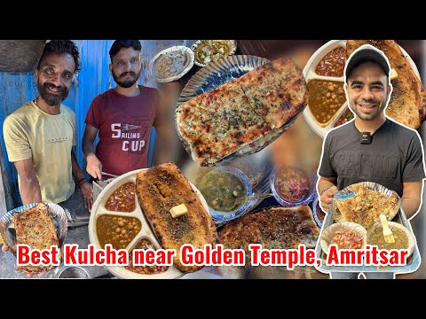 21 परतों Wala Amritsar का मशहूर PATTY कुलचा with tons of Desi Ghee || Street food India @Swadofficial