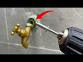 Many plumbers have become extremely famous thanks to these secrets fix metal water lock with rivets