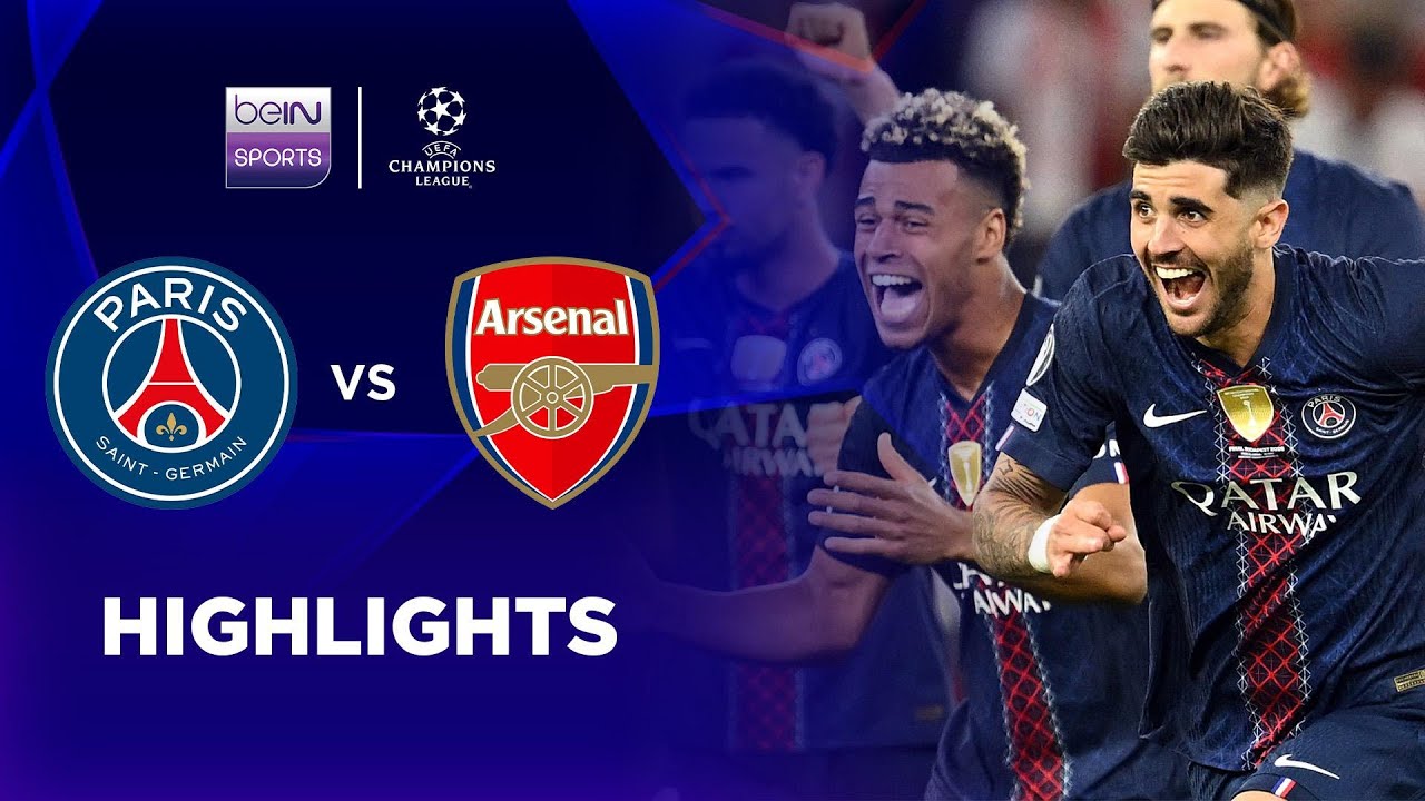 PSG 1-1 Arsenal (AET; pens. 4-3) | Champions League 25/26 Match Highlights