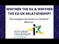 Whither the EU &amp; Whither the EU-UK Relationship? Webinar 7 July, 2020