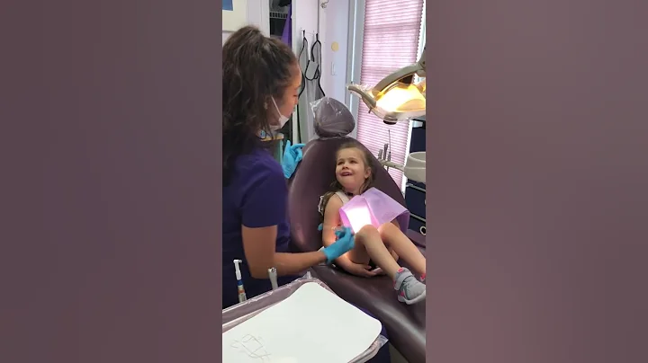 Hygienist Stephanie with One of Her Youngest Patients During a Professional Dental Cleaning