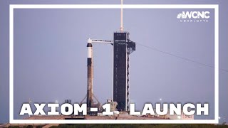 SpaceX Axiom-1 launch of Crew Dragon Endeavour