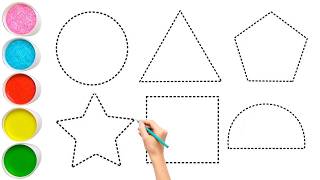 2D Shapes   Tracing & Coloring   Drawing Shapes   Rhymes Collection   Writing Along Dotted Lines
