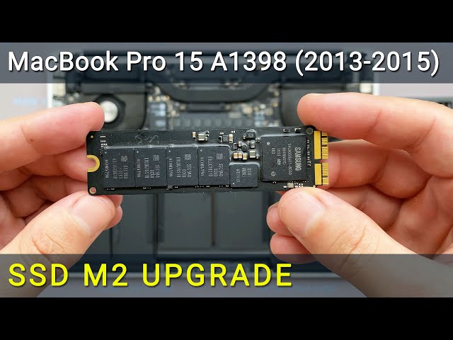 genstand Trafikprop Assassin MacBook Pro 15 A1398 How to install M2 SSD upgrade - YouTube