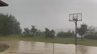 Hard rain and strong winds in Boerne
