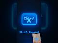 Ctrl A, B, C Shortcut Trick in 10 Sec! 🚀 | Control Select All Bold Copy हिंदी