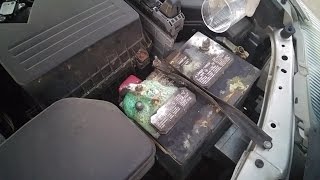 How to clean car battery terminals  corrosion Cheap and EASY with baking soda Car maintenance