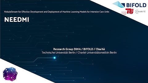 NEEDMI: Advancing the ICU with Nebula Stream - At a Glance