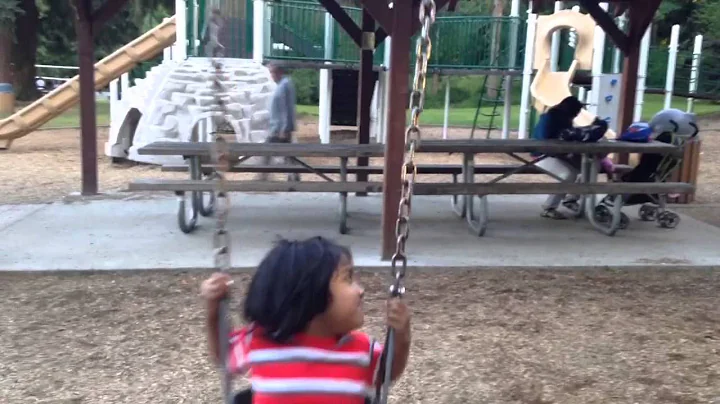 Enjoying swing ...