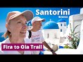 SANTORINI Things to Do | FIRA TO OIA HIKE | Retirement Vlog #72