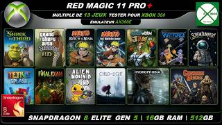 RED MAGIC 11 PRO 16 GB 512 GB SNAPDRAGON 8 ELITE GEN 5 MULTIPLE TEST AX360E