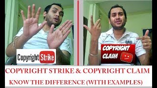 This is what difference between YouTube copyright strike and copyright claim looks like