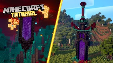 How to build a Nether Sword Portal in Minecraft | 1.16 Tutorial
