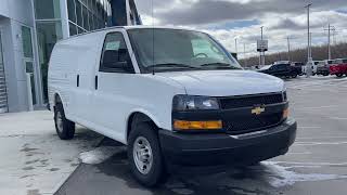 White 2026 Chevrolet Express Cargo Van Base Calgary AB Wolfe Auto Group | Stock Number: CW206026