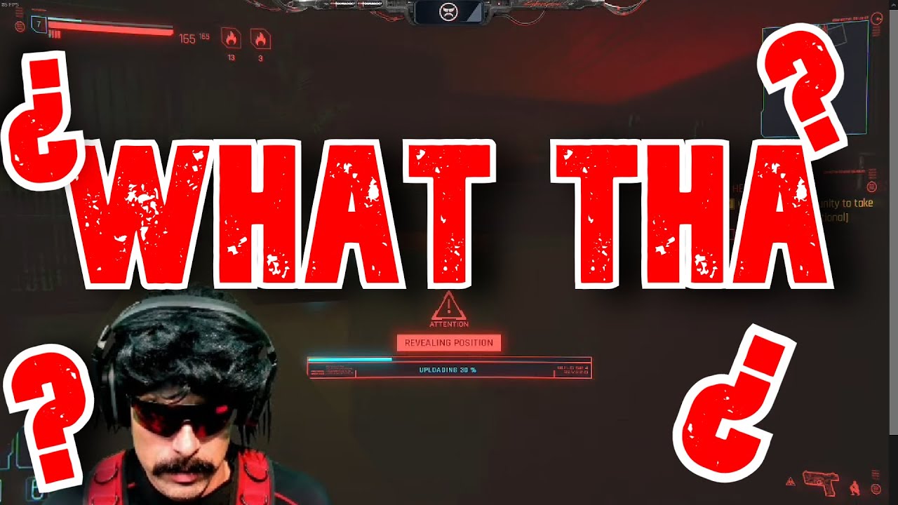 Dr. DisRespect finds out what revealing position means - Cyberpunk 2077