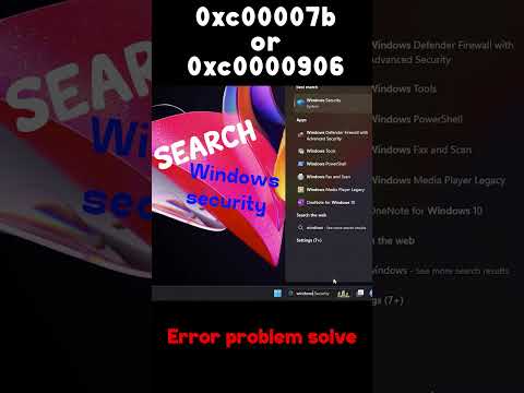 Fix 0xc0000906 error #gameerrorfixer