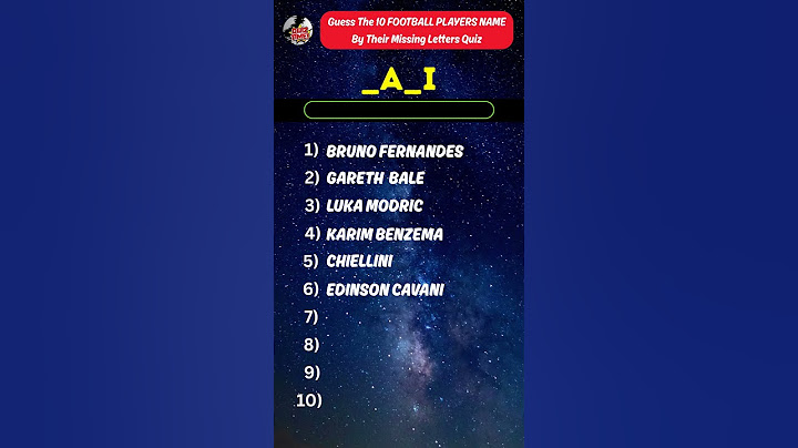 Guess The 10 Football Players Name By Their Missing Letters  #quiz #footballquiz #ytshorts
