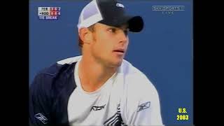 Andy Roddick v Juan Carlos Ferrero US Open 2003 Final