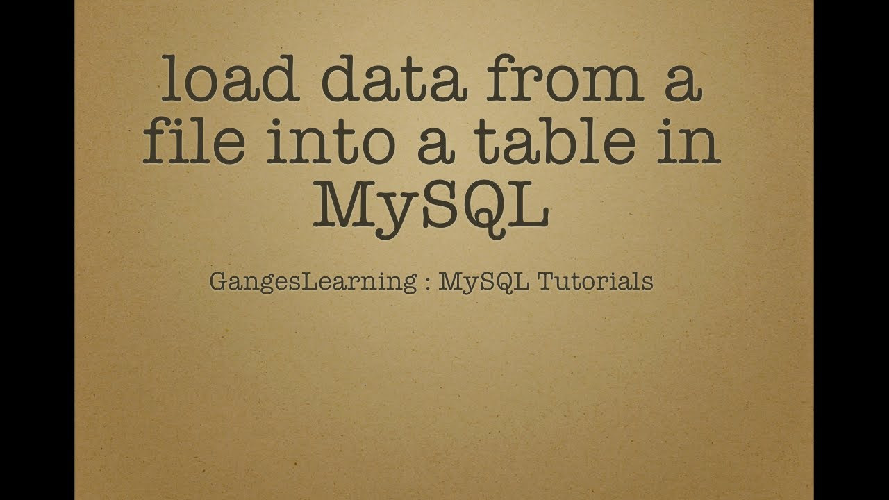 php อ่านไฟล์ txt  2022  MySQL Tutorials: Load data from a file into MySQL table