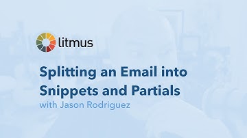 Live Coding: Splitting an Email into Partials and Snippets