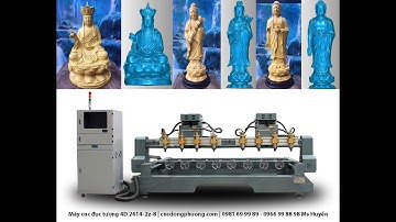 Cập nhật những dòng máy cnc 4 trục | máy đục tượng gỗ mới nhất Đông Phương 2020