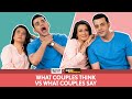 FilterCopy | What Couples Think vs. What Couples Say | Ft. Cyrus Sahukar and Mini Mathur