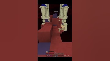 Bow boosting not op at all #bridge #minecraft #minecraftpvp #shorts