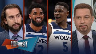 Timberwolves &#39;attempting to rewrite history&#39; in Nick’s Playoff Tiers | NBA | FIRST THINGS FIRST