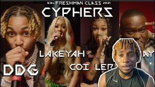 DDG, Lakeyah, Morray and Coi Lerays 2021 XXL Freshman Cypher REACTION *SHE PLAYED AROUND* XXL