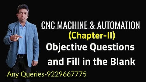 cnc machine and automation objective questions in hindi, cnc machine and automation in hindi