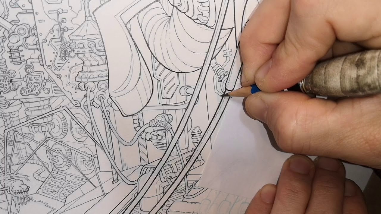 Cleaning up in pencil part 3 YouTube