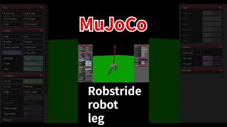 #robot #robotics #MuJoCo #QDD #Robstride #Shorts #ショート
