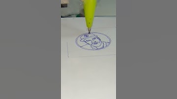 Drawing a 2d picture by a CNC Machine