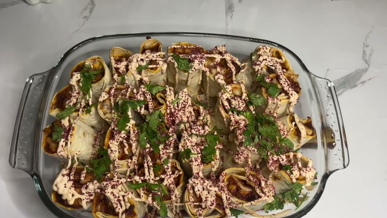 سحور سهل وسريع صينيه دجاج ب التورتيلا بطريقه جدا سهله وجدا لذيذه