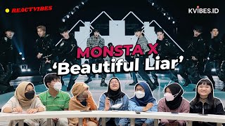 Reaction to MONSTA X 몬스타엑스 'Beautiful Liar' MV