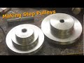 Casting and machining step pulleys