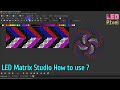 LED Matrix Studio How to use? A program Pixel led Circle Making By Hannachi Samir