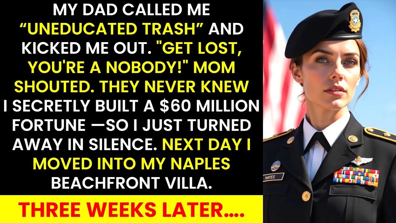 MY DAD CALLED ME “UNEDUCATED TRASH” AND KICKED ME OUT GET LOST, YOU'RE A NOBODY MOM SHOUTED BUT