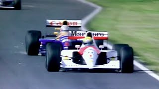 F1 1991 Suzuka Race [60fps HQ] Ayrton Senna wins his last title | McLaren MP4/6 & Williams FW14