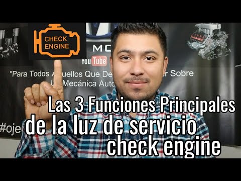 Video: ¿Por qué se enciende la luz de verificación del motor cuando lo piso?