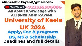 University of Keele UK 2024 September intake admission full guide.@KeeleUniversity #uk #2024