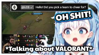 LCS Official showed up in Kobo's chat after she talk about 