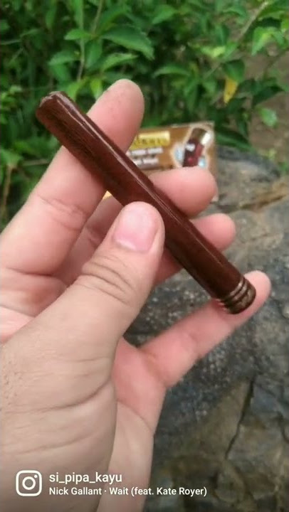 Pipa Kayu Stigi Wulung Simpel Minimalis Style || Si Pipa Kayu